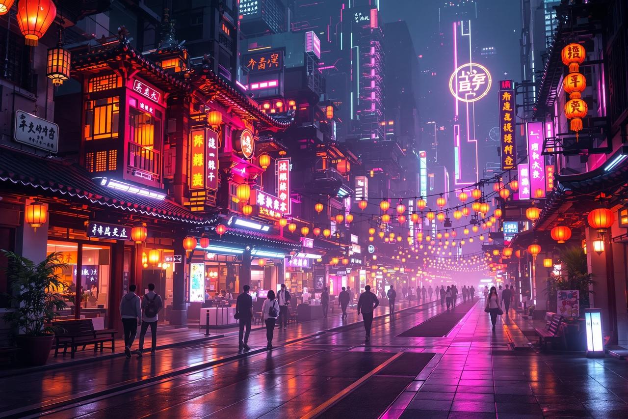 男人在线视频-赛博朋克美学：当东方遇见未来